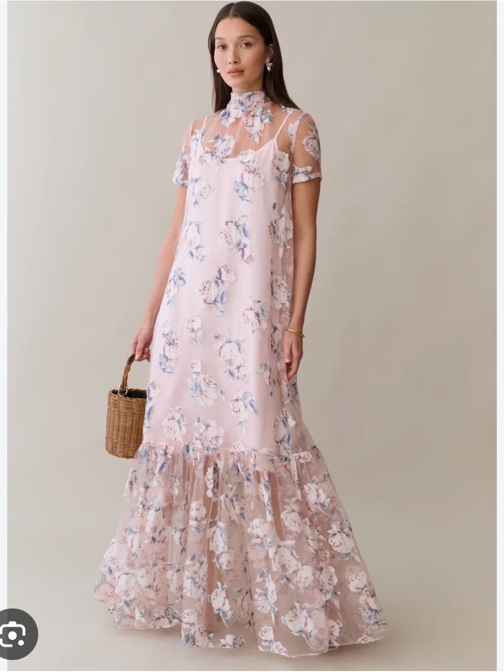 Few Moda Caara Melody Dress in Pink Floral. Rare find! Size M